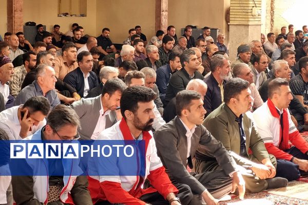 تجدید میثاق با شهدا در سالروز عملیات غرور آفرین مرصاد