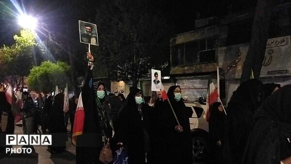 نیشابوری ها از پیر تا کودک در اجتماعات خیابانی