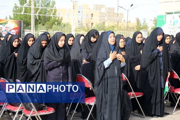 آیین نواختن زنگ آغاز سال تحصیلی در سمنان