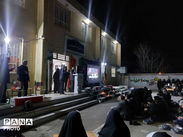 مراسم یادبود دانش آموزان میناب در آموزشگاه عصمت