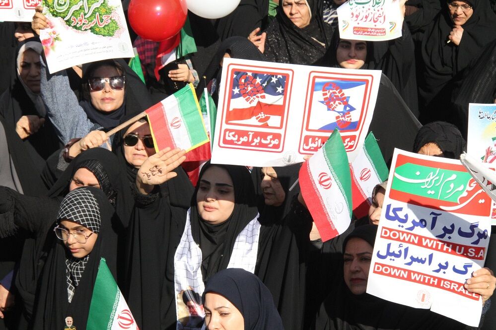 طنین شعار استقلال، آزادی، جمهوری اسلامی در شهرهای مختلف خوزستان