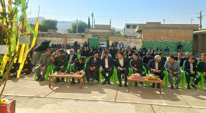 آیین آغاز سال تحصیلی در مدرسه حضرت زینب (س) چرام 