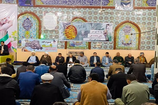 بزرگداشت حماسه ۹ دی در شهرستان حمیدیه