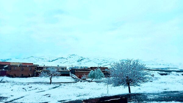 زمستان در بهار روستای استای تایباد