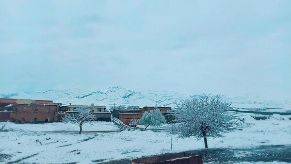 زمستان در بهار روستای استای تایباد