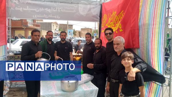 کاروان حسینی کربلای ایران در روستای علوی کاشان