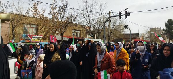 راهپیمایی 22 بهمن راز جرگلان 