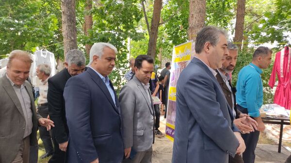 افتتاحیه نمایشگاه جشنواره بزرگ تاک پلو در شهرستان خلیل آباد 