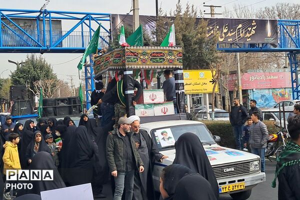 تشییع پیکر مطهر شهدای وطن در گلزار شهدای شهرستان ملارد