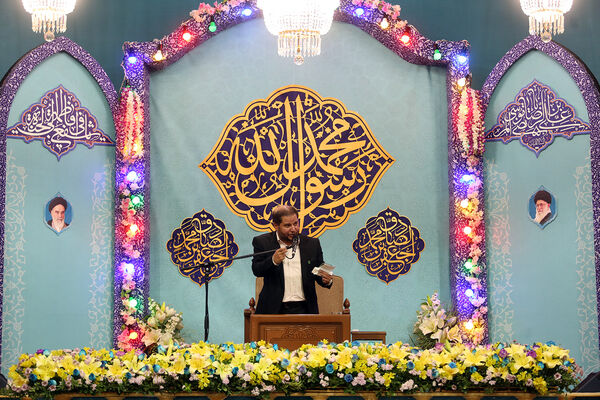 مراسم جشن میلاد پیامبر اکرم(ص) و امام جعفر صادق(ع) در حرم حضرت معصومه(س)