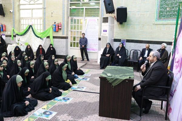 مراسم اعتکاف در مسجد ابوذر منطقه ۱۴ تهران 