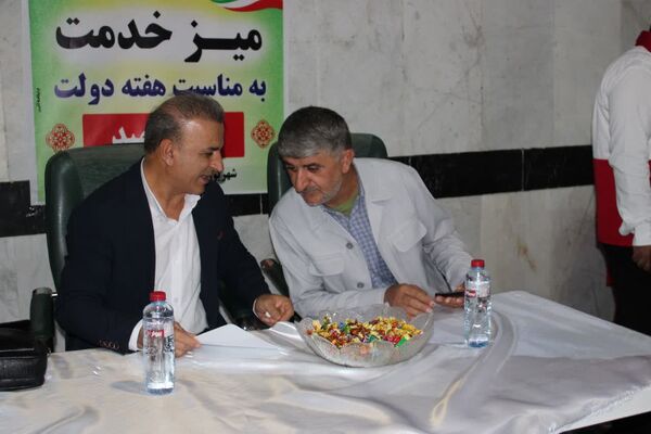 برپایی میز خدمت در گچساران