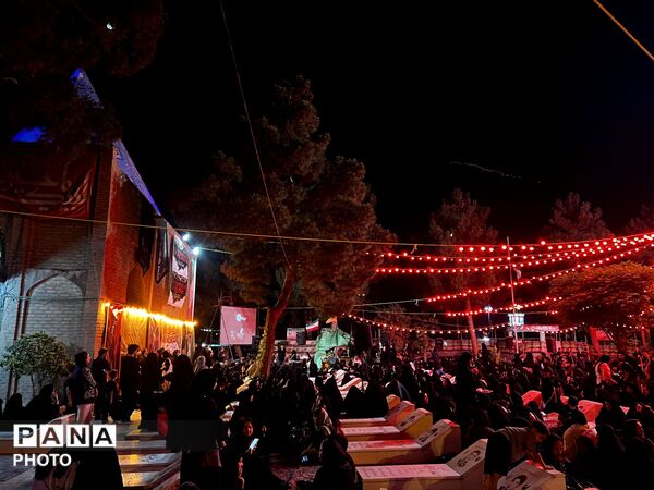 مراسم شام غریبان در ساوجبلاغ شهرک ینگی امام 