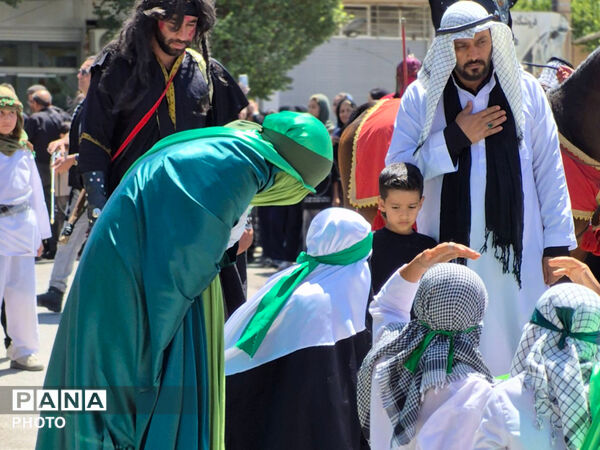 حضور مردم قادرآباد در آیین‌های عزاداری محرم
