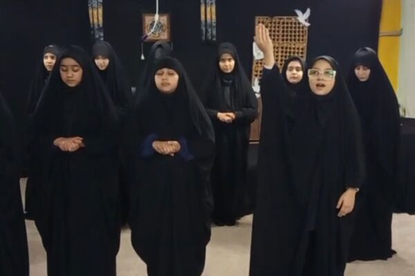 مراسم سوگواری حضرت فاطمه زهرا (س) در مدرسه عطر کوثر پردیس
