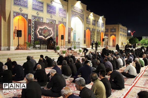مراسم عزاداری تاسوعای حسینی در زیارتگاه شهید مدرس 