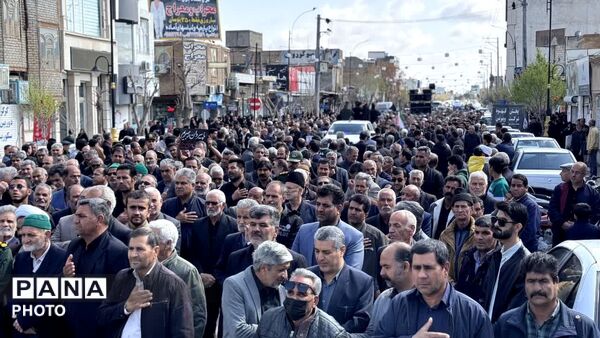 مراسم تشییع پیکر شهید رمضان محمد صادق نظافتی