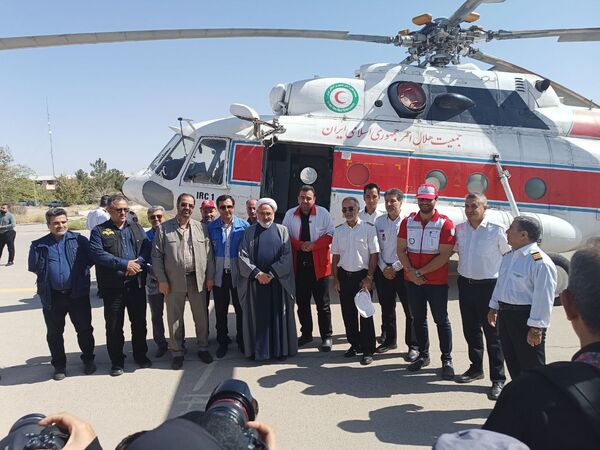 افتتاحیه طرح خدمت رسانی هلال احمر به زائران در ایام پایانی صفر 
