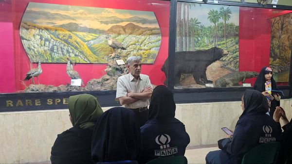 بازدید دانش آموز خبرنگاران پانا از موزه ی تنوع زیستی پارک پردیسان تهران