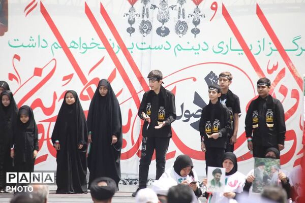 مراسم یوم_العباس (ع) کرج در روز تاسوعای حسینی 