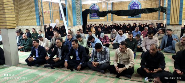 مراسم گرامیداشت شهدای خدمت در شهرستان شوش