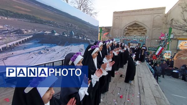 مهمانی کیلومتری اعیاد شعبانیه در خیابان امام خمینی نیشابور 