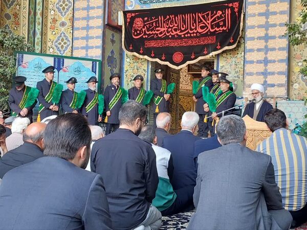 مراسم غبار روبی و زیارت ضریح مطهر سلطانعلی ابن امام محمد باقر (ع) در کربلای ایران 