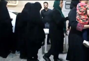 عزاداری در هیئت سیدالشهدا واقع در محله فلاحی مشهد