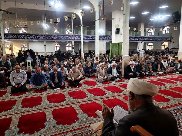 مراسم دعای عرفه در شهر درق
