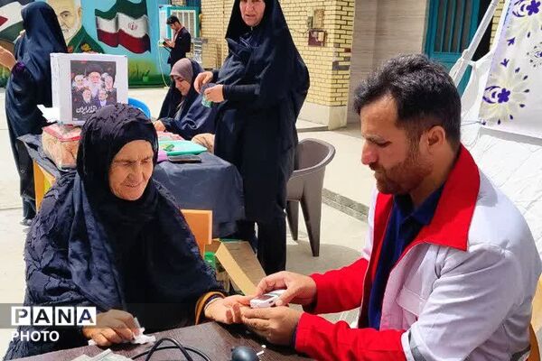 ایستگاه سلامت بنیاد علوی در تجمع اقتدار مردم دیشموک
