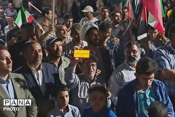 حضور مقتدرانه مردم نصیرشهر در تجمعات