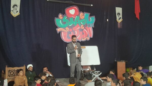 کلاس آموزش سواد رسانه در اعتکاف دانش‌آموزی سه روز در بهشت نیشابور