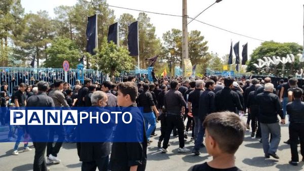حضور پر شور و مردم شهرستان کاشمر در برپایی دسته های عزاداری روز عاشورای حسینی 