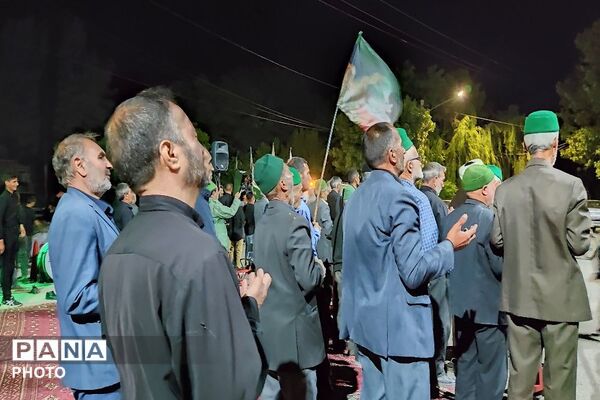 مراسم عزاداری ششمین شب از ماه محرم الحرام در حسینیه شهدای شهر بار