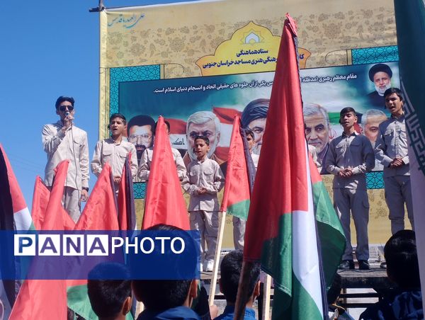 حضور پرشور مردم خراسان جنوبی در راهپیمایی روز قدس