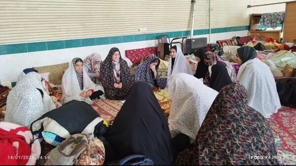 برگزاری مراسم اعتکاف توسط دانش آموزان دبیرستان شهدای فرهنگی ۲