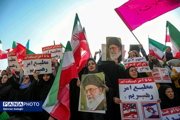راهپیمایی محکومیت اقدامات تروریستی آمریکا و رژیم صهیونیستی علیه ملت ایران - 2