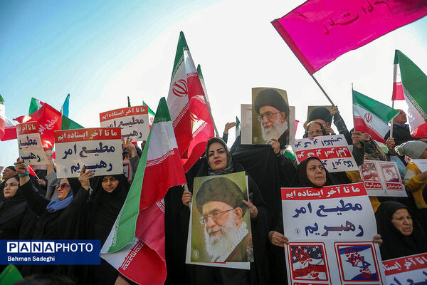 راهپیمایی محکومیت اقدامات تروریستی آمریکا و رژیم صهیونیستی علیه ملت ایران - 2