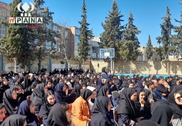 نواخته شدن زنگ آغاز سال تحصیلی جدید در شهرستان مرزی پارس آباد