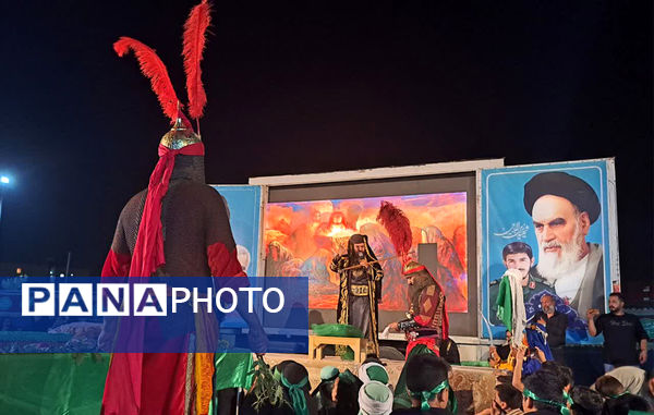 اجرای ویژه‌برنامه اربعین از سوی تماشاخانه سیار کانون پرورش فکری پردیسان