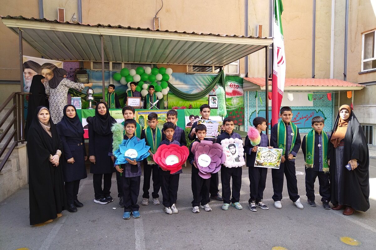 نخستین چهارشنبه امام رضایی در آموزشگاه شاهد چهاردانگه