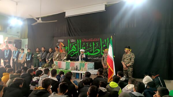 مراسم استقبال از شهید گمنام در دبیرستان شاهد ابوذر غفاری نیشابور 