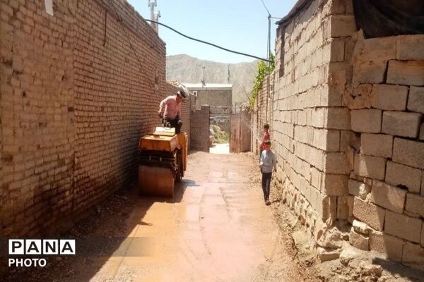 بهسازی و زیرسازی  کوچه‌های فرعی خیابان‌های شهر بار
