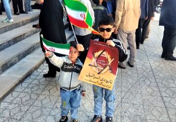 راهپیمایی‌ روز‌ جهانی قدس ۱۴۰۴ در شهرستان هرسین