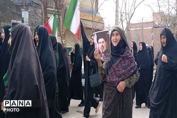 بیعت مردم ولایت مدار شهر بار با رهبر جدید آیت اللّه سید مجتبی خامنه ای 