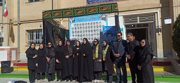 یادواره 118 شهید دانش‌آموز شهرستان بجنورد در مدرسه شاهد فاطمه زهرا(س)