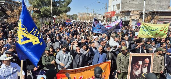 راهپیمایی روز قدس در شهرستان رشتخوار