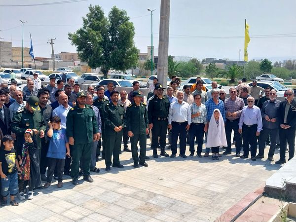 تجمع مردم پارسیان در حمایت از عملیات وعده صادق