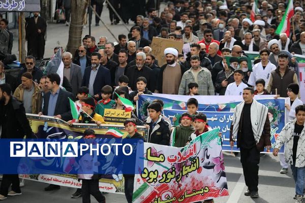 حماسه حضور مردم غیور باقرشهر و کهریزک در راهپیمایی ۲۲بهمن