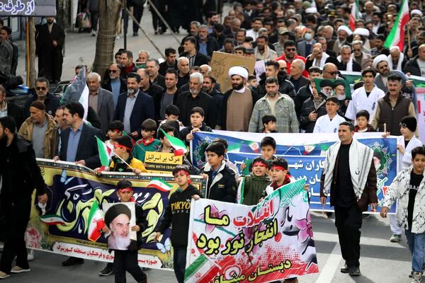 حماسه حضور مردم غیور باقرشهر و کهریزک در راهپیمایی ۲۲بهمن